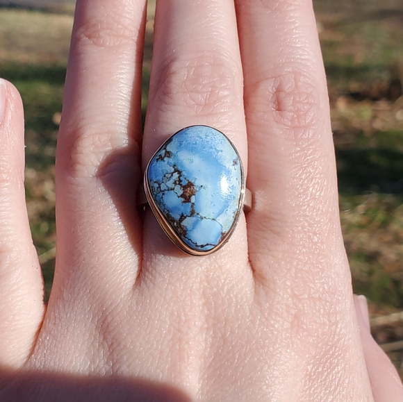 Jamie Joseph Jewelry - Jamie Joseph Kazakhstan Turquoise 14k Silver Ring